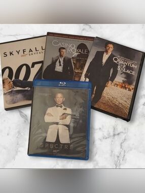 Daniel Craig 007 DVDs & Blu-ray Collection